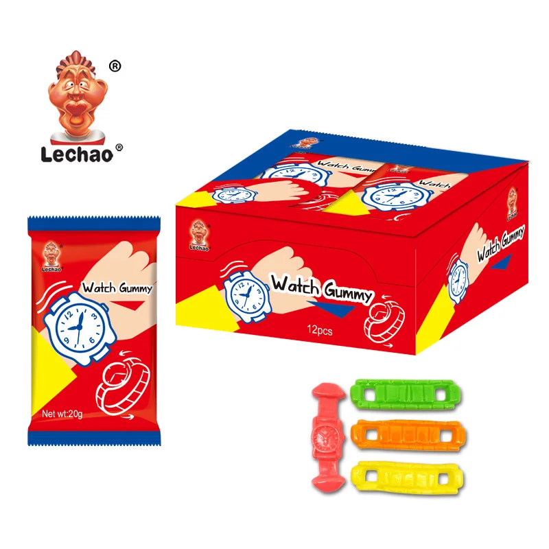 Новые товары оптовая продажа в форме часов вкусные мягкие игрушки конфеты Халяль коробочках