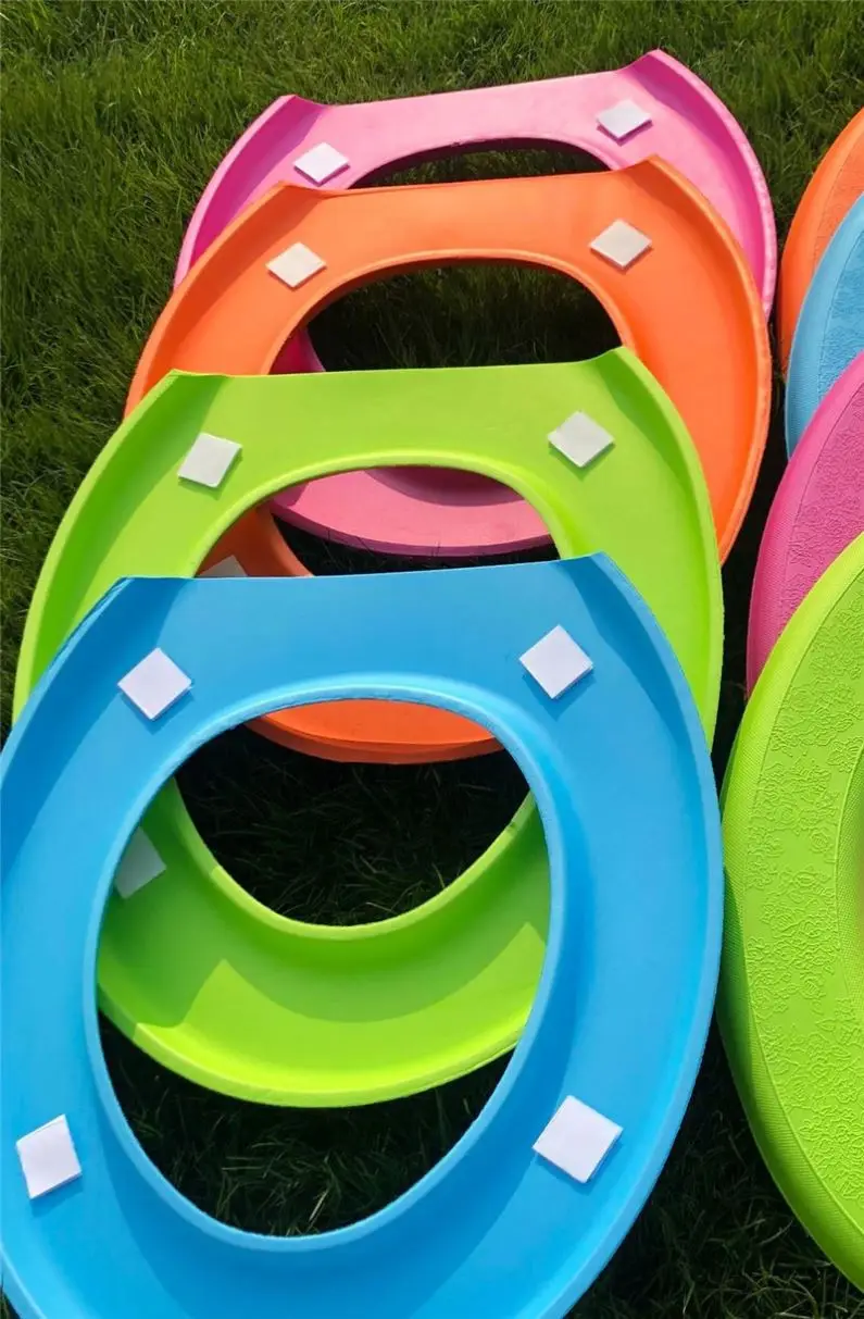 K1330 Waterproof Soft Toilet Seat Cover EVA Toilet Cushion Sticker Winter Warm Bathroom Closestool Protector Bathroom Accessorie