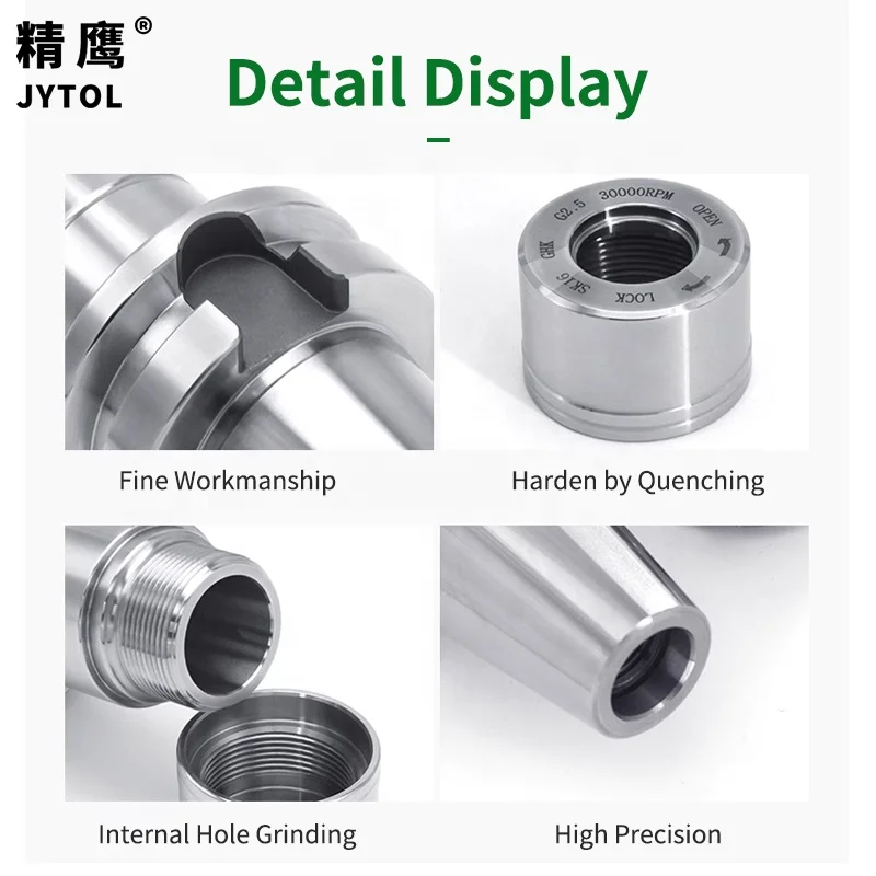 Taiwan high-speed SK handle BT30/40/50  Holder  BT40 BT50 ER11 ER16 ER20 ER25 ER32 ER40 BT ER clamp holder ER Collet Chuck