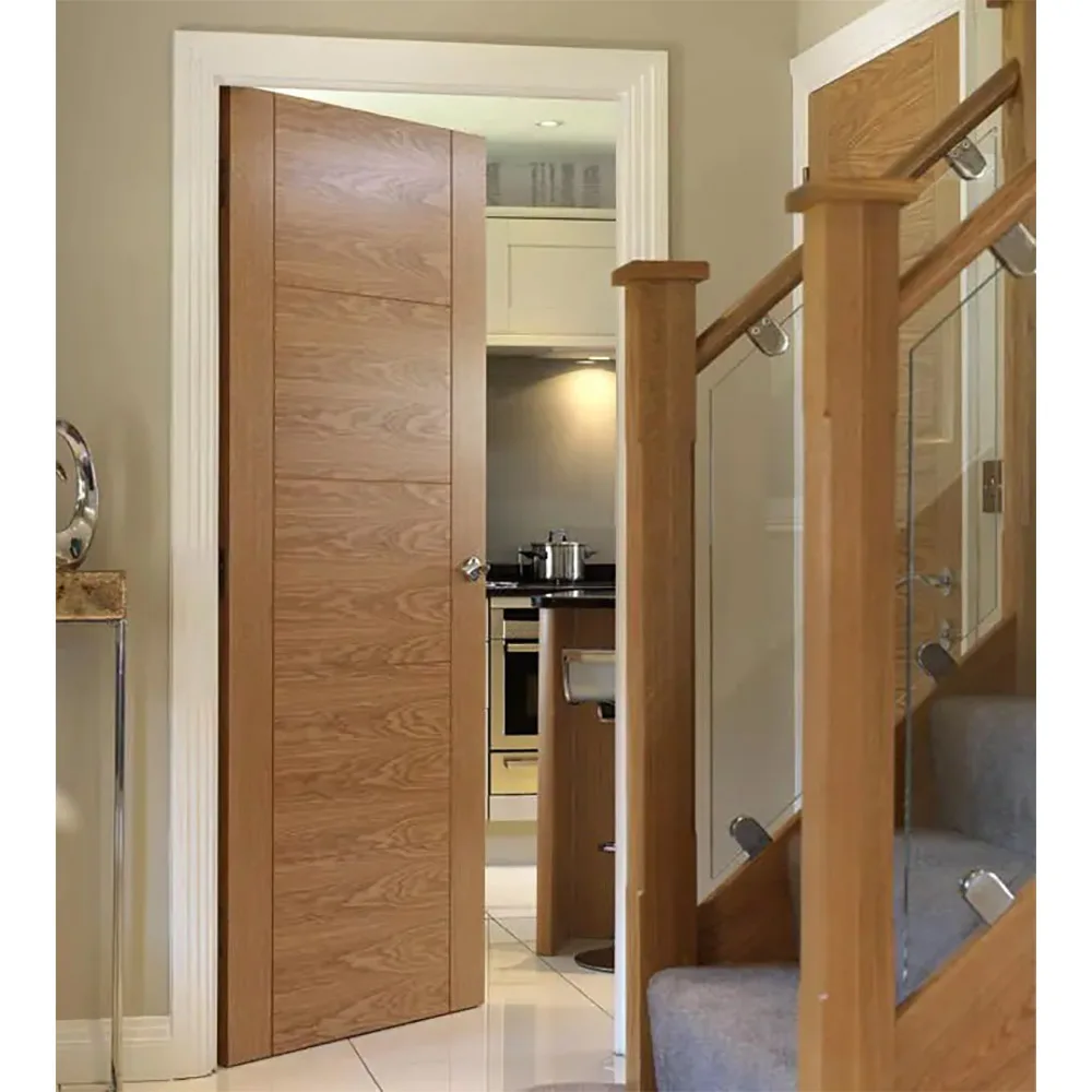 China Foshan Factory Interior Apartment Room Cheap Solid Wooden Doors Others Doors for Houses
