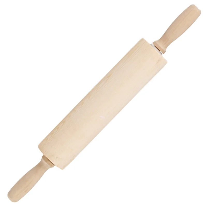 Cheap Rolling Pin Wood, Pure Log Material without Spray Paint Roller Rolling Pin Home Kitchen Kitchen Wares Natural Wood Color
