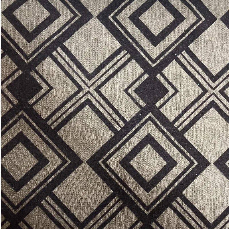 2023 Customized Home Textile 100% Polyester Diamond Checker Pattern Retro And Breathable Sofa Fabric