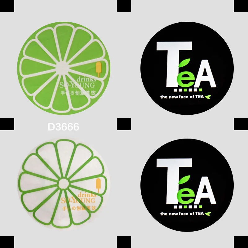 FEST Customized Printing Colors and Logos boba sealer film, plastic film seal bubble tea for drinking cups