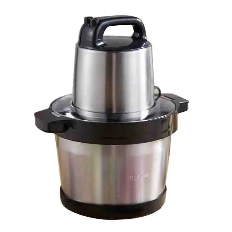  Мини 6L многофункциональная бытовая электрическая мясорубка из нержавеющей стали лезвия фаршемешалка