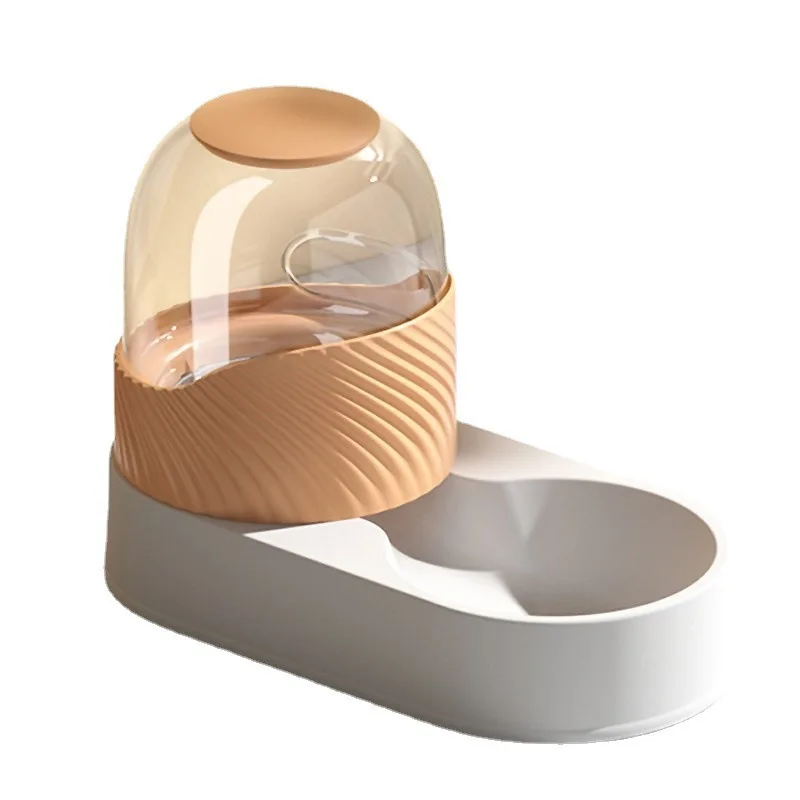 Новинка 2022, Автоматический водяной фонтан для домашних животных, миска для воды и еды для кошек и собак с большим лицом, водяной фонтан для кошек