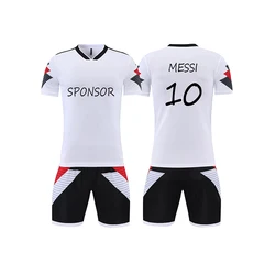 New Design 2022-23 Thai Quality Breathable Soccer Kits 100% Polyester Sublimation Custom Team Logo 7v7 Soccer Uniform