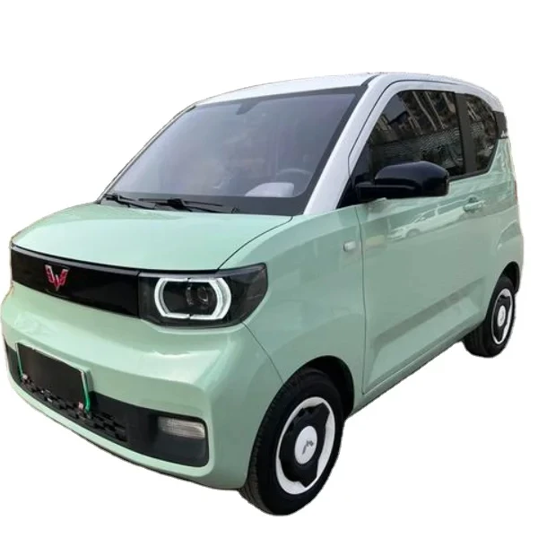 Используемый электрический автомобиль Wuling Hongguang Mini EV Macaron с 4 сиденьями и дальностью действия 170 км подержанные автомобили Недорогой Китайский электромобиль