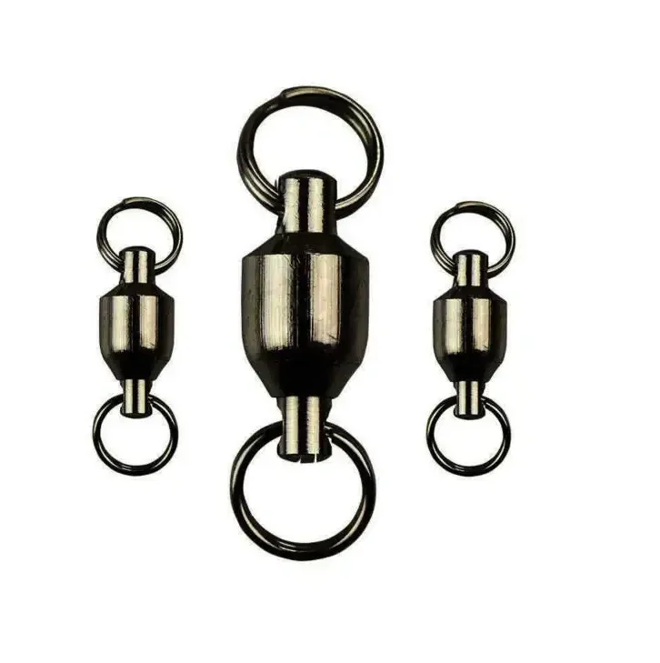 Fishing Tackle Accessories Stainless Steel fishing swivel ball bearing with Solid Ring