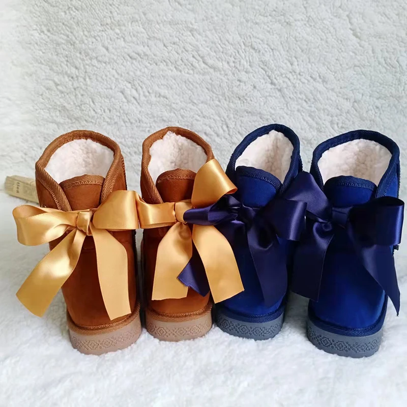 Newly Listed Suede Comfortable and Warm Snow Boots Fashion Cotton Winter Medium Tube Snow Boots for Women