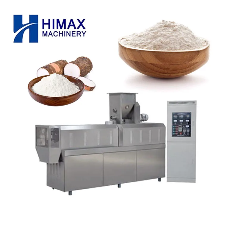 modified cassava starch machine production line Double Screw Extruded pregelatinization modified starch extruder machine