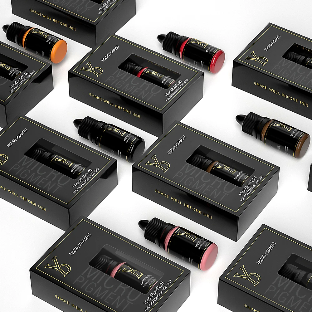 Lushcolor YD Color Del Tatuaje Mezclador De Cups Para Tinta De Tatuaje De Tatuaje Permanent Makeup Pigment