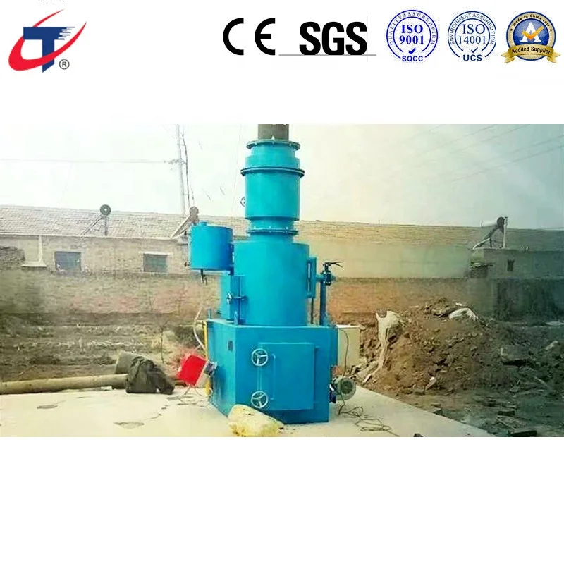 New Customized Easy Installation  Economic Smokeless Waste Incinerator Waste Recycling Machines for Hospital Medical