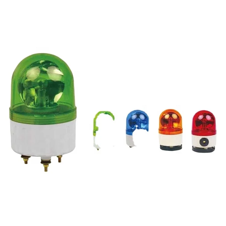 Mini Flashing Light Red/Yellow/Green/Blue LTE-1082J Rotating Warning Light Warning Siren