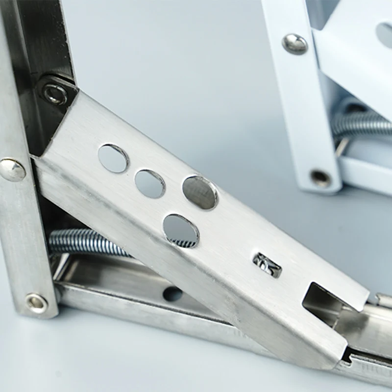 8 Inch To 14 Inch Metal Shelf Bracket Table Bench Support Bracket Wall Mounted Folding Shelf Brackets