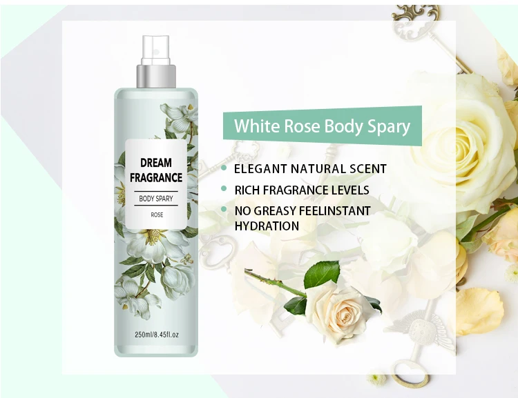 Wholesale Perfumes Shimmer Deodorant Floral body care mist body spray perfume women