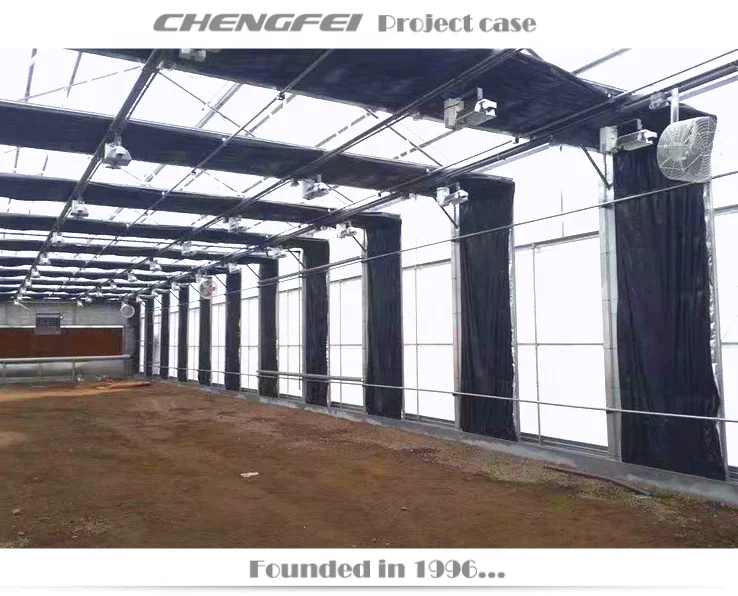 Plant Cultivation Commercial  Blackout Light Dep Multi-span Venlo hemp Blackout Greenhouse For Plants Culti