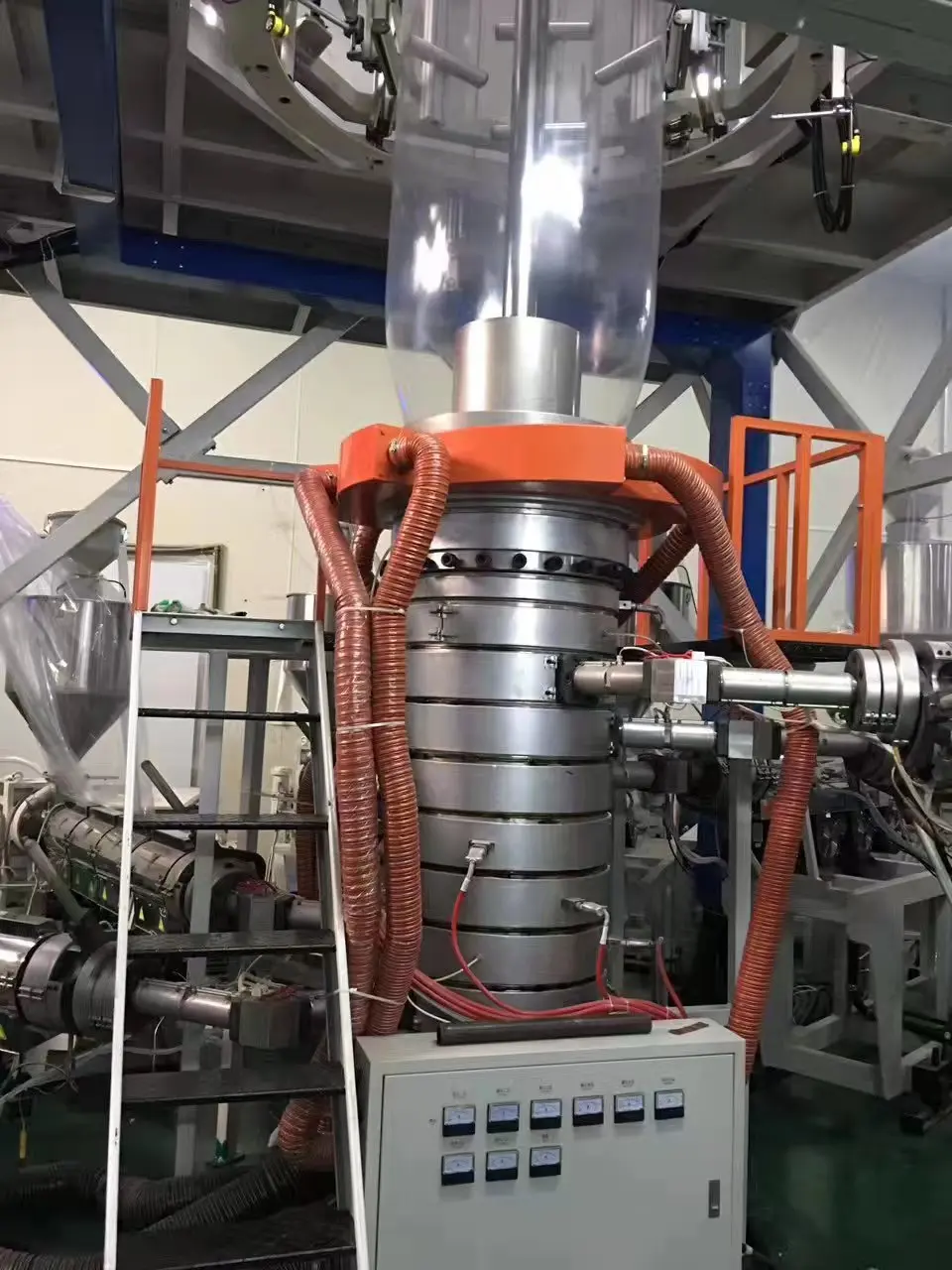 Film Blowing Machine Three layer Blown Film Production Line