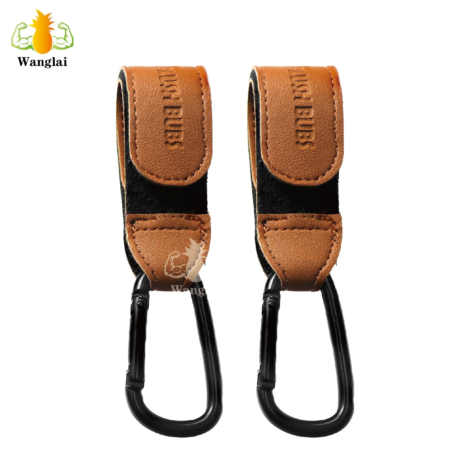 Baby Bag Stroller Hook Soft PU Leather Baby Car Bag Stroller Organizer Travel Accessories Baby Cart Hanger Hook