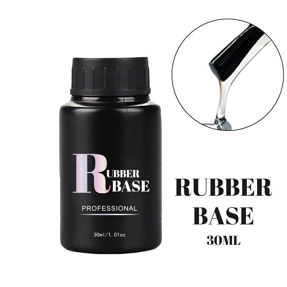 Hot Sale Nail Art Solid Color Base Gel 2 In 1 30Ml Glitter Camouflage Uv Gel