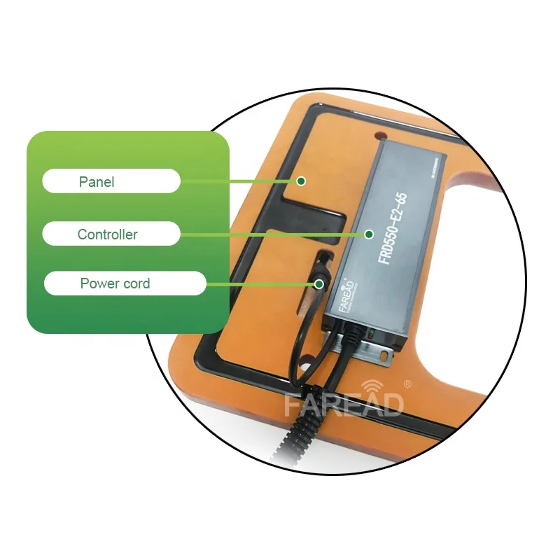 Большой стационарный панельный считыватель HDX FDX Ушная бирка RFID антенна станция кормления коров для лошадей и скота