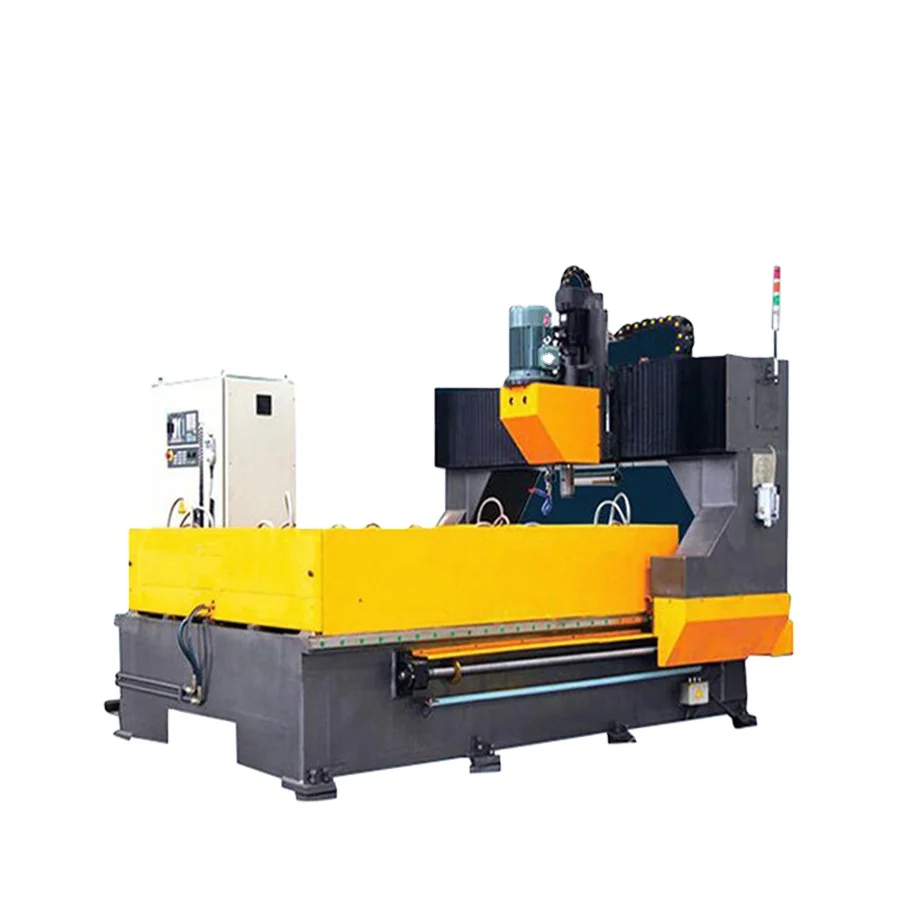 customized Tube Sheet bench drill Gantry Typesteel  metal sheet plate bore hole cnc drilling and tapping machine