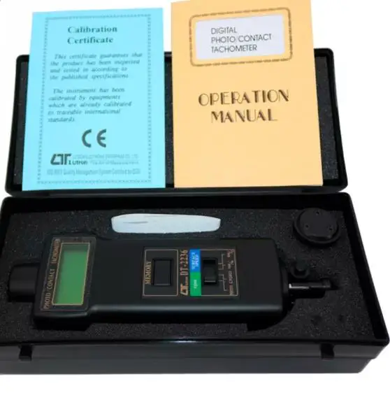 DT-2236 New Digital Revolution Meter Photoelectric Exposure To Dual-use Tachometer Range 0.5 to 100 000 RPM  DT2236