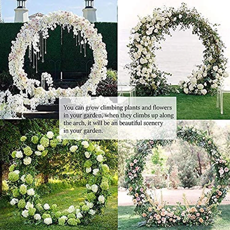 Wedding Decoration Arch Stand Iron Balloon Round Circle Backdrop For Wedding