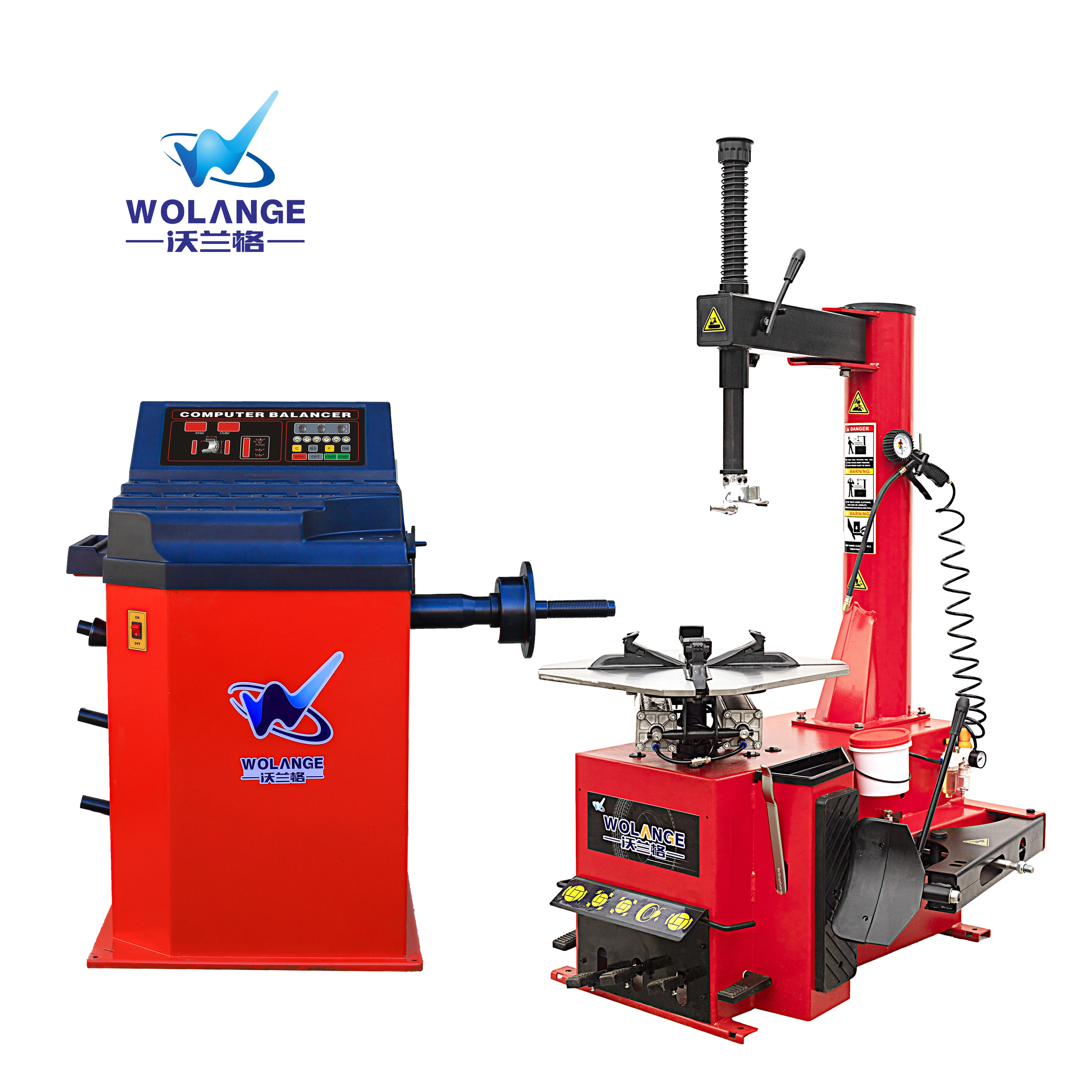 CE custom made in china  2023 tire changer and wheel balancing tire changer and balancer combo