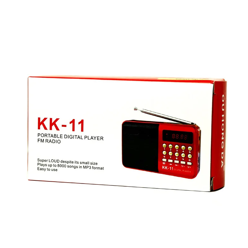 Portable USB tf Card Am Fm Led Display Transmitter Portable Portable Digital Radio vintage radio