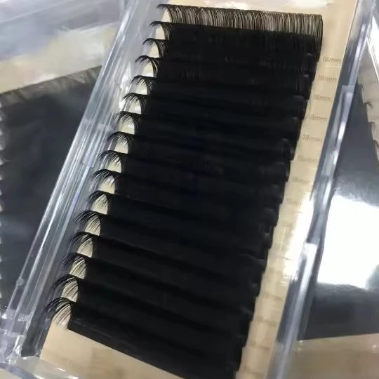 handmade cashmere mink lashes trays darkest black lash extensions eyelashes wholesale custom label