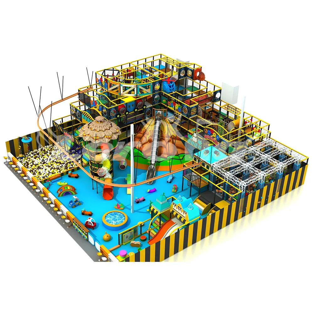 Commercial Children Indoor Playground Equipment Amusement Park Toddler Soft  Indoor Playground Set For Sale