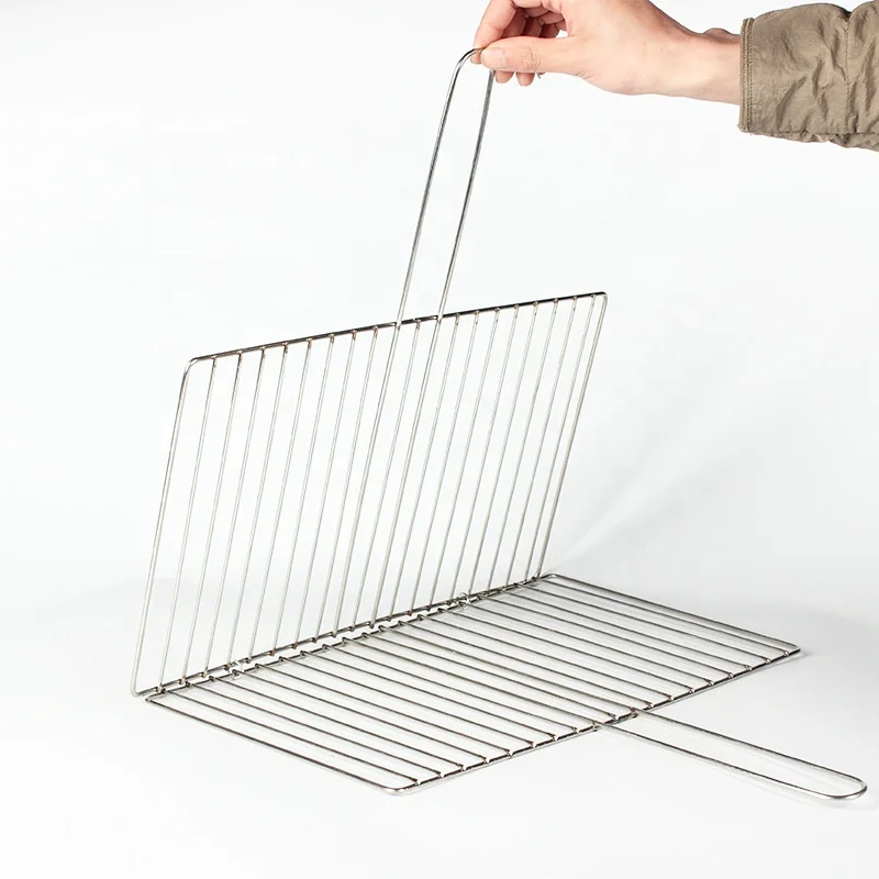 304 stainless steel Germany barbecue wire mesh grate Portable food grade BBQ grill mesh