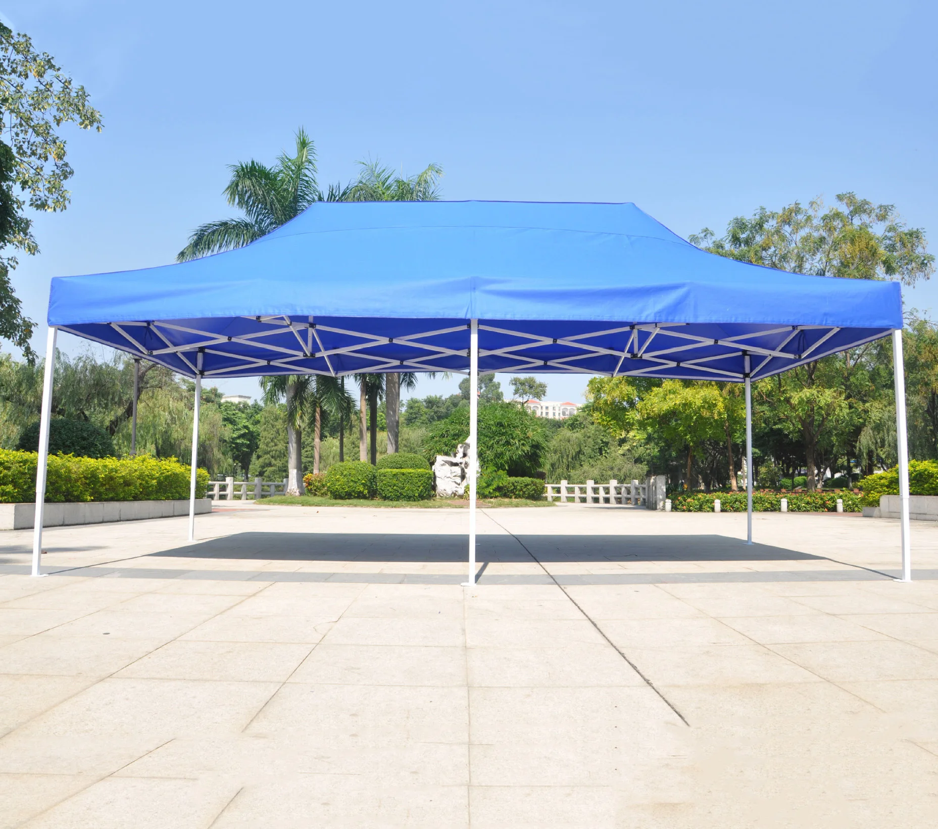 Uplion 10X20FT Large Size Trade Show Tent Outdoor Folding Party Tent Pop Up Canopy Gazebo