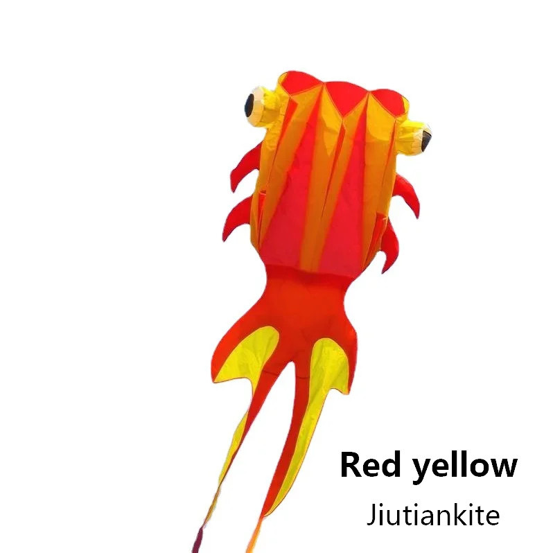 new design cartoon animal outdoor beach kids kites Inflatable soft goldfish kites