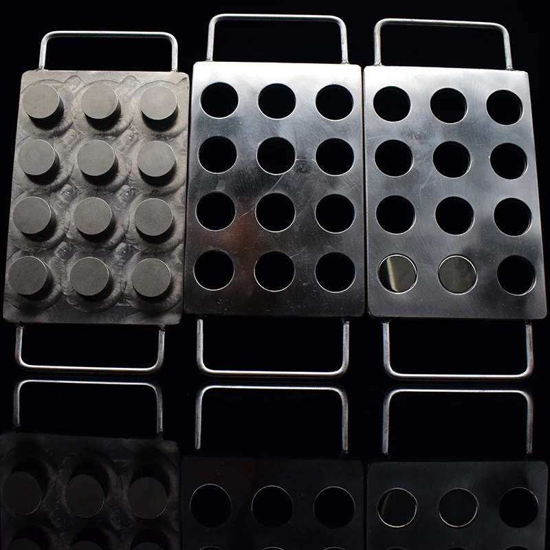 12 Holes Cosmetic Pressed Mold For Dry Eyeshadow Powder 26mm Pans