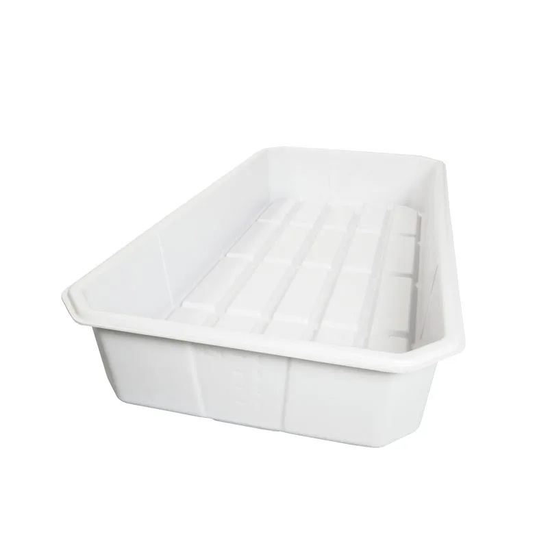 Black White 4x8 Abs Plastic Drain Flood Grow Trays Growing System Hydroponic Ebb And Flow Table