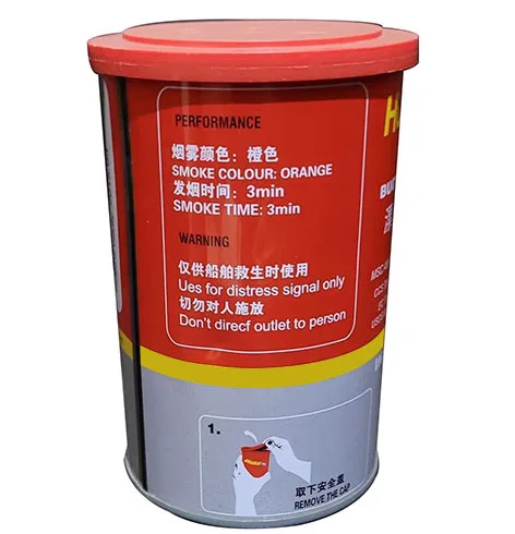 3 min Smoke Ues for Distress signal Lifesaving Equipment Smoke orange yellow red white green purple smoke