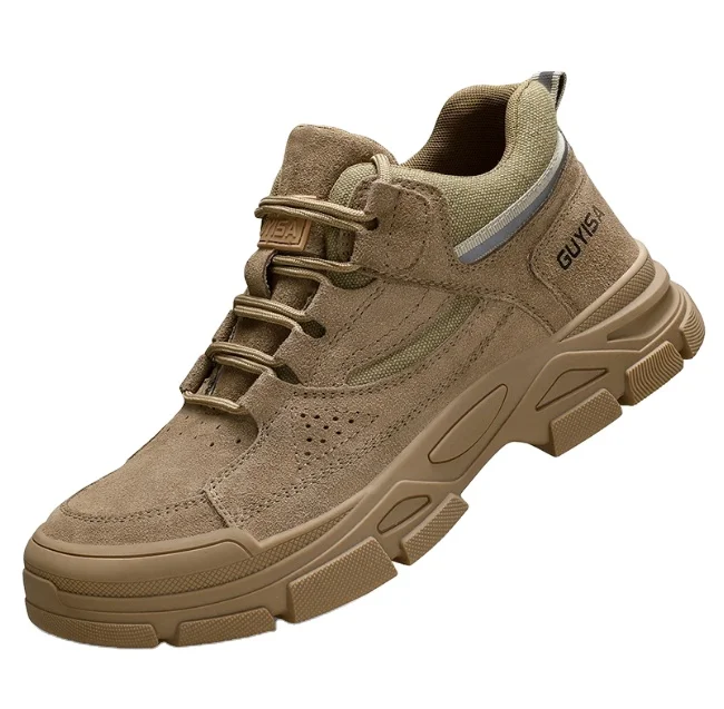 Wholesale Steel Toe Safety Shoes Welding Fashion Lightweight Comfortable Casual Working Anti-smashing Shoe For Men