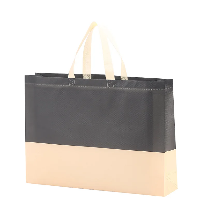 
Eco-friendly 80gsm Striped Non-woven Tote Bag 