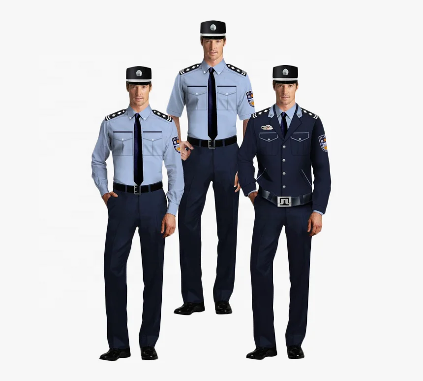 Economy Men security uniform officer shirts guard long sleeve online cheap price