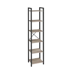 Nordic MDF Board Metal Office Bookshelf Modern Ladder Bookcase Combination Rack Apartment Furniture