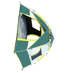 Легкие Роскошные Складные Выдвижные палатки 2,3, семейная палатка на 4 человека для кемпинга на открытом воздухе распродажа