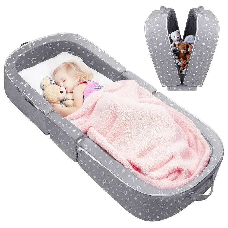 Индивидуальная детская дорожная кровать 2-в-1 диван кресло складная переносная