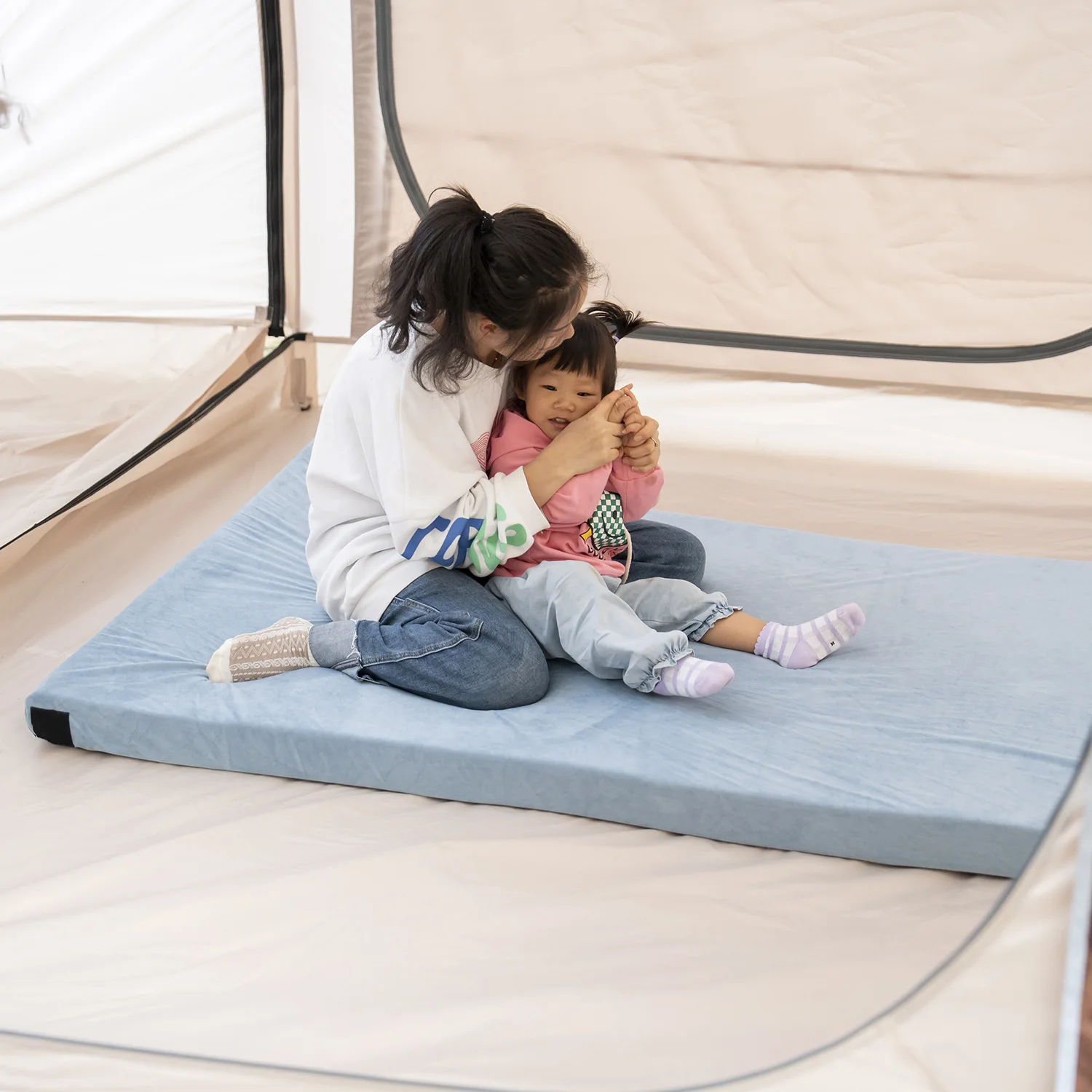 Customized Foldable Waterproof Memory Foam Camping Bed Mattress Travel Outdoor Mattress