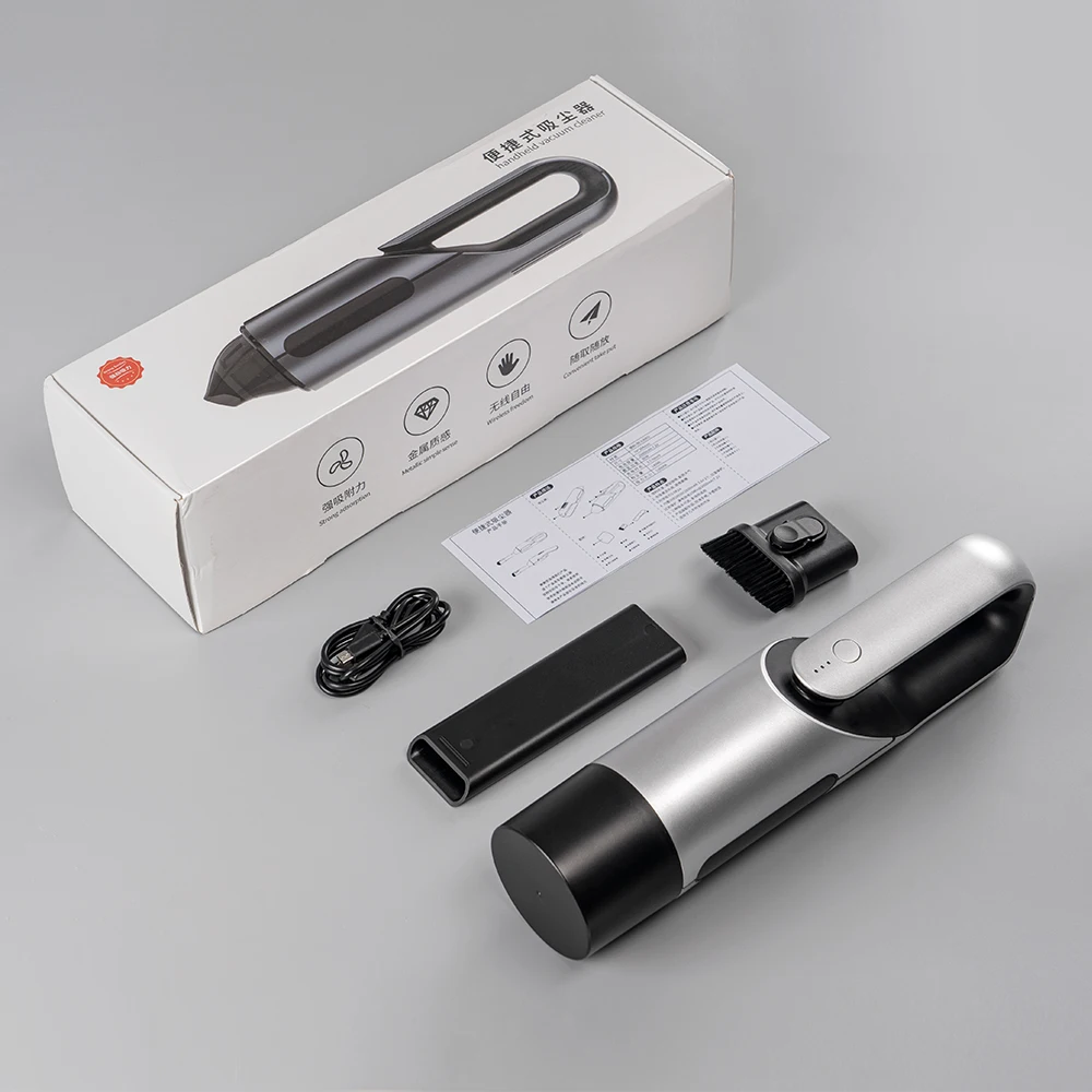 12V DC Cordless 80W Strong Power Car Wash OEM with Private Laber Wet Dry Steam Vacuum Hand Cleaner Vaccum