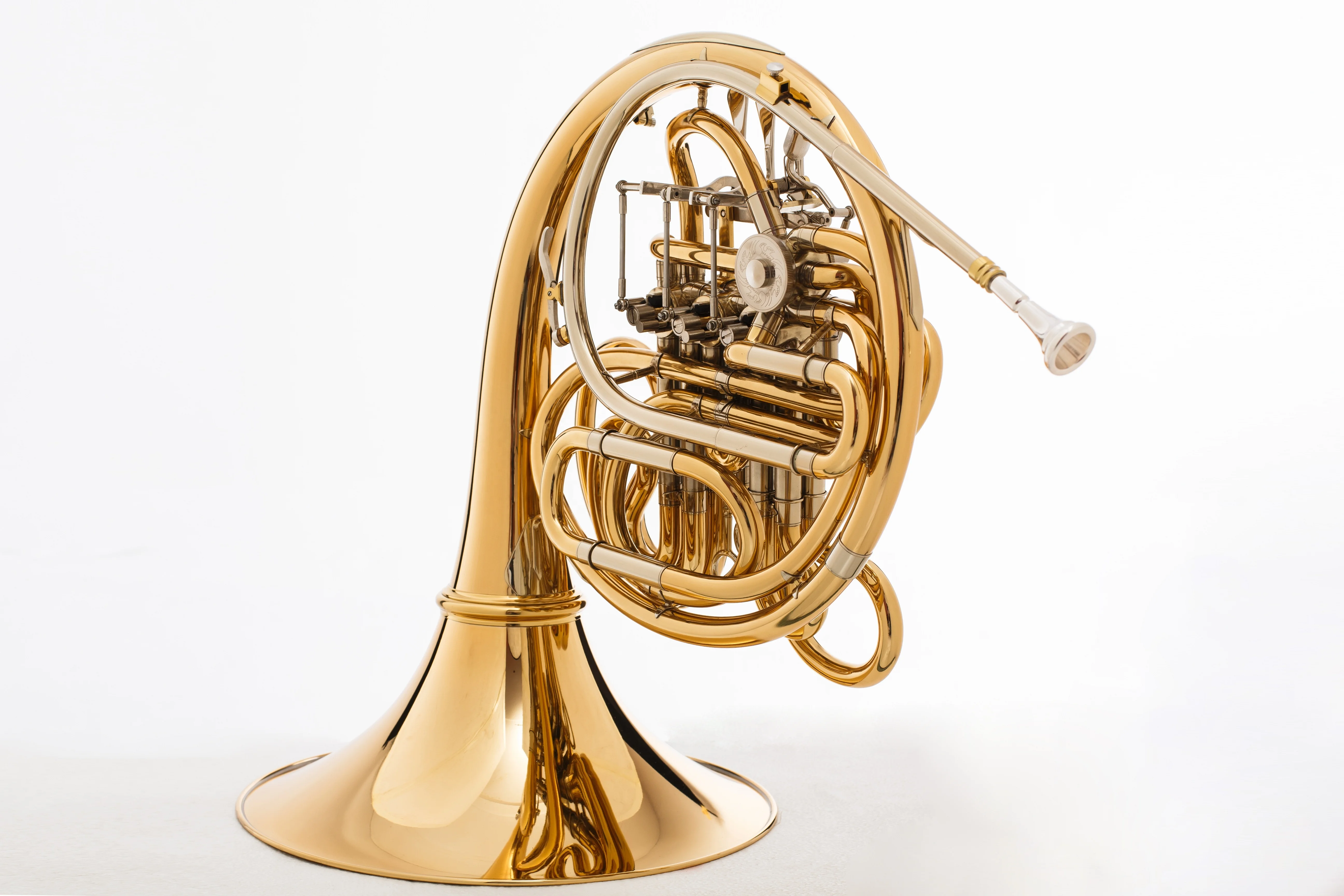 Gold brass body 4key double professional French horn OEM