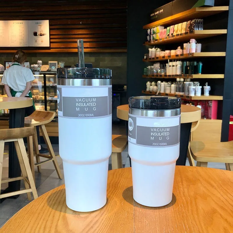 2023 Wholesale Stainless Steel Vacuum Bottle Tumbler Insulated Modern Sport Travel Cup Tyeso Tumblers With Straw