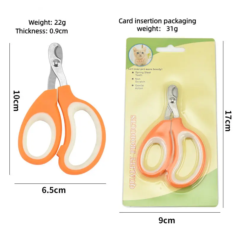 Pet cat nail clippers cat nail clippers dog supplies beauty care scissors
