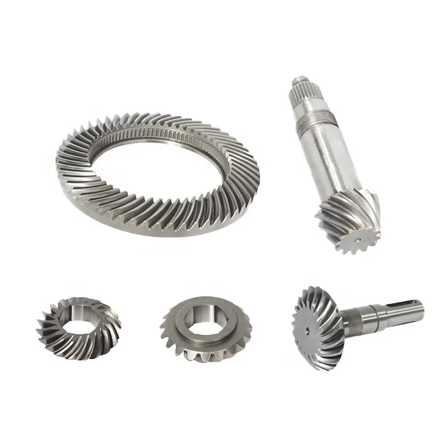 customized crown wheel and pinion gear for tractor parts