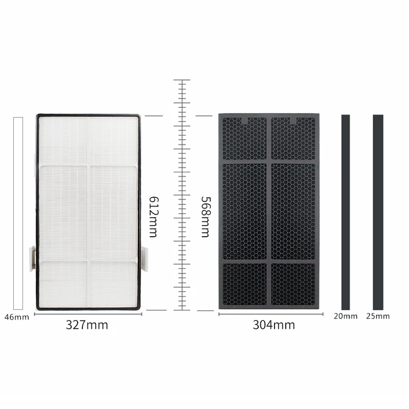 Высокопроизводительный воздушный фильтр + HEPA-фильтры с активированным углем для Amway всех стилей очиститель воздуха домашний HEPA-фильтр